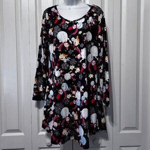 Aphratti-NWT-Women's Sz. X Large Snowman Dress-Long Sleeve-Holiday Wear-Comfy